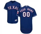 Texas Rangers Customized Royal Blue Alternate Flex Base Authentic Collection Baseball Jersey