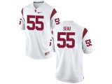 USC Trojans Seau #55 College Football Jersey - White