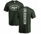 New York Jets #30 Rashard Robinson Green Backer T-Shirt