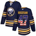 Buffalo Sabres #47 Zach Bogosian Authentic Navy Blue USA Flag Fashion NHL Jersey