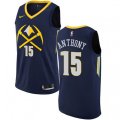 Denver Nuggets #15 Carmelo Anthony Swingman Navy Blue NBA Jersey - City Edition