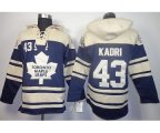 Toronto Maple Leafs #43 Nazem Kadri blue-cream [pullover hooded sweatshirt]