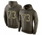 Oakland Raiders #73 Maurice Hurst Green Salute To Service Pullover Hoodie