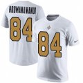 New Orleans Saints #84 Michael Hoomanawanui White Rush Pride Name & Number T-Shirt