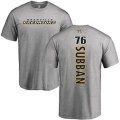 Nashville Predators #76 P.K Subban Ash Backer T-Shirt