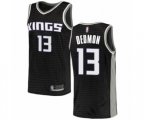 Sacramento Kings #13 Dewayne Dedmon Swingman Black Basketball Jersey Statement Edition