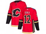 Adidas Calgary Flames #12 Jarome Iginla Red Home Authentic Stitched NHL Jersey