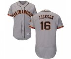 San Francisco Giants #16 Austin Jackson Grey Road Flex Base Authentic Collection Baseball Jersey