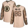 Boston Bruins #86 Kevan Miller Authentic Camo Veterans Day Practice NHL Jersey