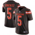 Cleveland Browns #5 Zane Gonzalez Brown Team Color Vapor Untouchable Limited Player NFL Jersey
