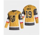 Vegas Golden Knights #19 Reilly Smith 2020-21 Authentic Player Alternate Stitched Hockey Jersey Gold