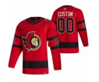 Ottawa Senators Custom Red 2020-21 Reverse Retro Alternate Hockey Jersey