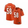 Cincinnati Bengals #58 Joseph Ossai Orange Football Stitched Game Jersey
