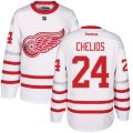 Detroit Red Wings #24 Chris Chelios Premier White 2017 Centennial Classic NHL Jersey