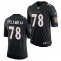 Baltimore Ravens #78 Alejandro Villanueva Nike Black Vapor Limited Player Jersey