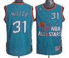 Indiana Pacers #31 Reggie Miller Authentic Light Blue 1996 All Star Throwback Basketball Jersey