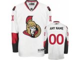 Ottawa Senators White Fanatics Branded Red Home Breakaway Custom Jersey