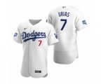 Los Angeles Dodgers Julio Urias White 2020 World Series Champions Authentic Jersey