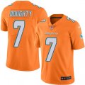 Miami Dolphins #6 Brandon Doughty Limited Orange Rush Vapor Untouchable NFL Jersey