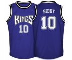 Sacramento Kings #10 Mike Bibby Swingman Purple Throwback Basketball Jersey
