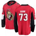 Ottawa Senators #73 Gabriel Gagne Fanatics Branded Red Home Breakaway NHL Jersey