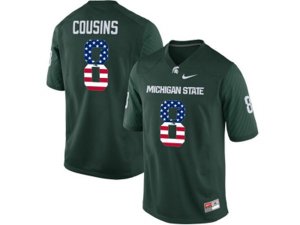 2016 US Flag Fashion Michigan State Spartans Keith Appling #11 College Basketball Authentic Jersey - Green