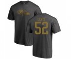 Baltimore Ravens #52 Ray Lewis Ash One Color T-Shirt