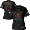 Women Seattle Seahawks #88 Jimmy Graham Game Black Team Color NFL Jersey