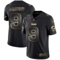 Los Angeles Rams #9 Matthew Stafford Black Gold Stitched NFL Vapor Untouchable Limited Jersey