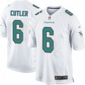 Miami Dolphins #6 Jay Cutler Game White NFL Jersey