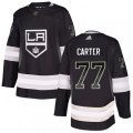 Los Angeles Kings #77 Jeff Carter Authentic Black Drift Fashion NHL Jersey