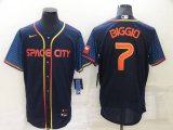 Houston Astros #7 Craig Biggio 2022 Navy City Connect Flex Base Stitched Baseball Jersey