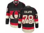 Ottawa Senators #78 Filip Chlapik Authentic Black New Third NHL Jersey