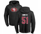 San Francisco 49ers #51 Malcolm Smith Black Name & Number Logo Pullover Hoodie