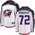 Columbus Blue Jackets #72 Sergei Bobrovsky Fanatics Branded White Away Breakaway NHL Jersey