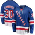 New York Rangers #30 Henrik Lundqvist Fanatics Branded Royal Blue Home Breakaway NHL Jersey