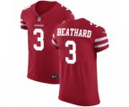 San Francisco 49ers #3 C. J. Beathard Red Team Color Vapor Untouchable Elite Player Football Jersey
