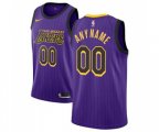 Los Angeles Lakers Customized Swingman Purple Basketball Jersey - City Edition