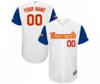 Venezuela Baseball Customized White 2017 World Baseball Classic Authentic Team Jersey
