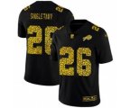 Buffalo Bills #26 Devin Singletary Black Leopard Print Fashion Vapor Limited Football Jersey