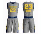 Memphis Grizzlies #23 Marko Guduric Swingman Gray Basketball Suit Jersey - City Edition
