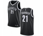 Brooklyn Nets #21 Wilson Chandler Swingman Black Basketball Jersey - Icon Edition
