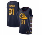 Cleveland Cavaliers #31 John Henson Authentic Navy Basketball Jersey - 2019-20 City Edition