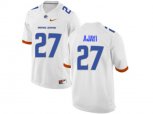 Men's Boise State Broncos Jay Ajayi #27 College Football Jerseys - White
