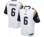 Los Angeles Rams #6 Johnny Hekker Game White Football Jersey