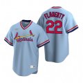 Nike St. Louis Cardinals #22 Jack Flaherty Light Blue Cooperstown Collection Road Stitched Baseball Jersey