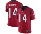 Houston Texans #14 DeAndre Carter Red Alternate Vapor Untouchable Limited Player Football Jersey