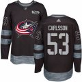Columbus Blue Jackets #53 Gabriel Carlsson Premier Black 1917-2017 100th Anniversary NHL Jersey