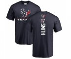 Houston Texans #17 Vyncint Smith Navy Blue Backer T-Shirt