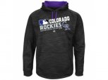 Colorado Rockies Authentic Collection Black Team Choice Streak Hoodie